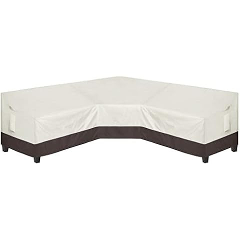 Easy-Going Patio V-Shaped Sectional Sofa Cover, Waterproof Outdoor Sectional Cover, Heavy Duty Ga... | Amazon (US)