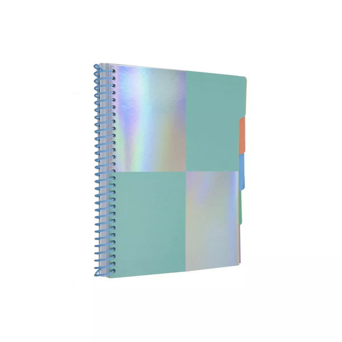 Post-it 200 Page Dot Grid Tabbed Notebook 8"x10" Teal/Iridescent | Target