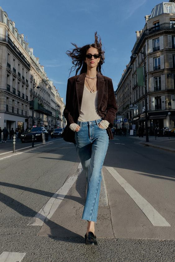 JEANS Z.02 STRAIGHT ANKLE HIGH-WAIST | Zara UK