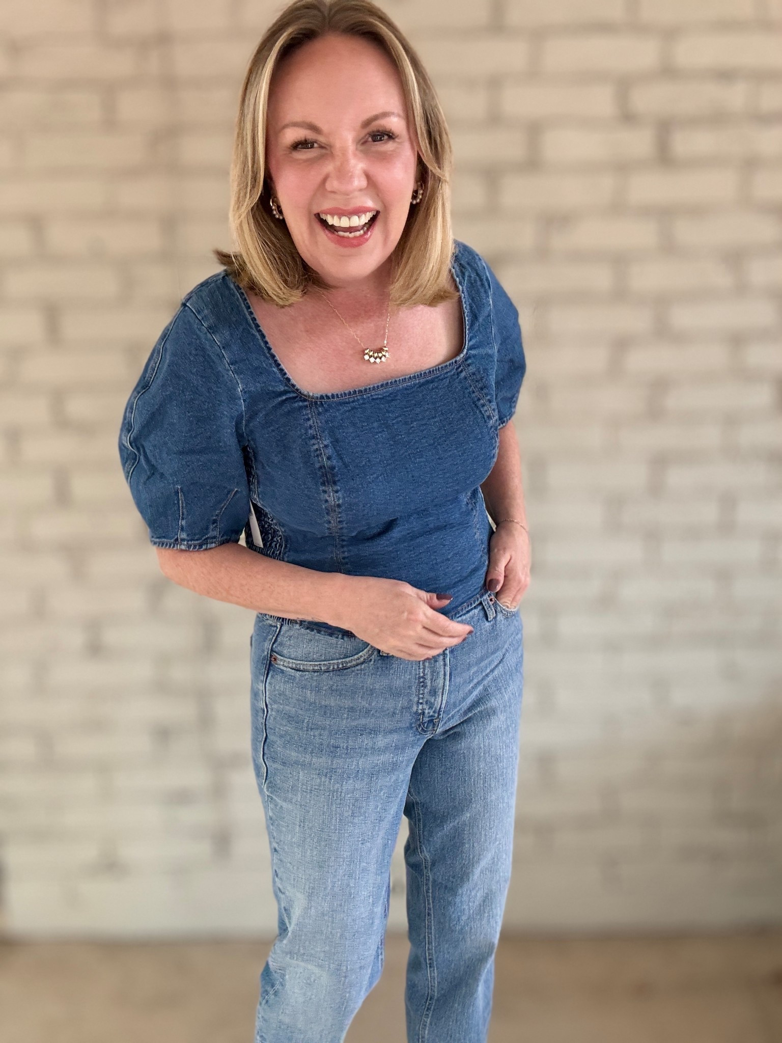 Medium too; 8 petite jeans 

#LTKSeasonal #LTKOver40 #LTKPetite