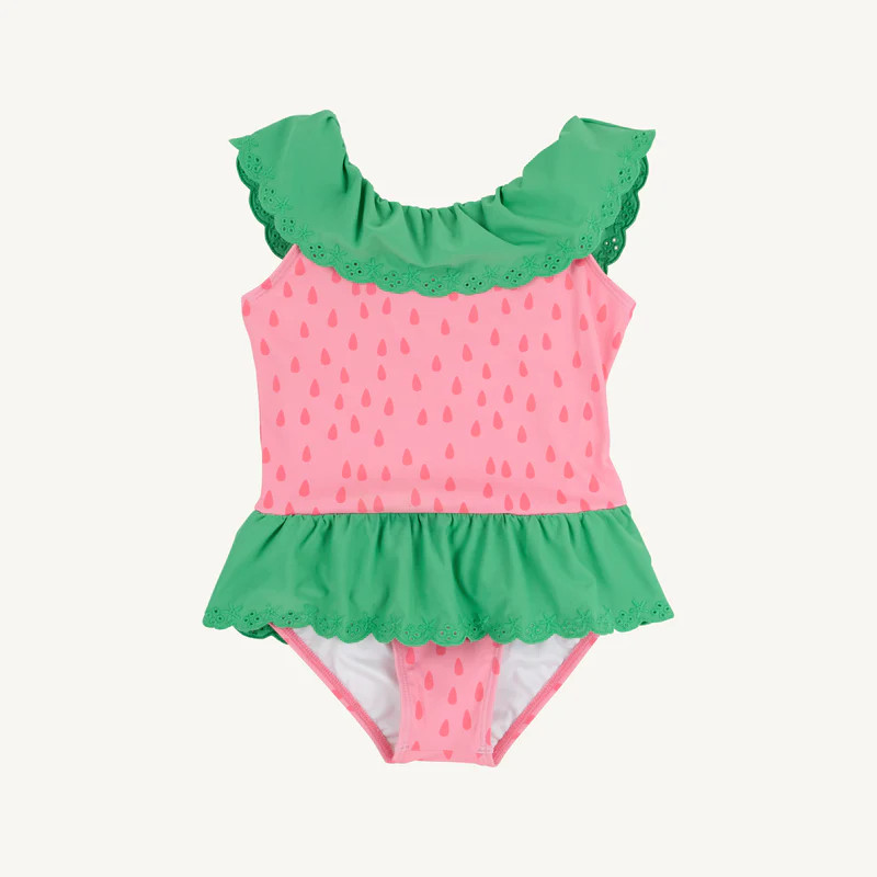 Sandy Swimsuit - Suffolk Seeds with Gibson Island Green | The Beaufort Bonnet Company