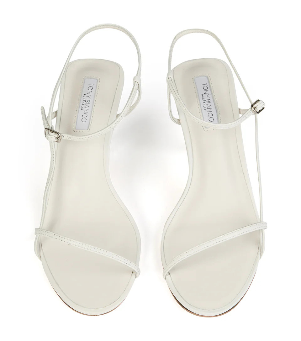 Caprice White Kid Heels | Heels | Tony Bianco USA | Tony Bianco US
