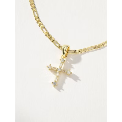 Uncommon James Cross and Chain Necklace Gold | Target