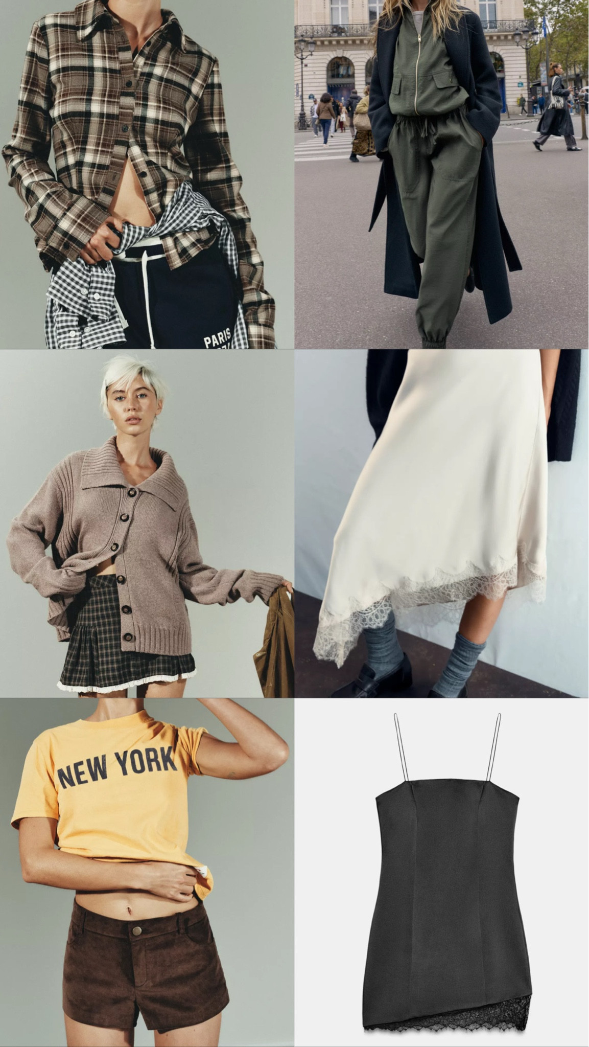 Zara. Zara new in. Knitwear. Suede shorts. Lace dress. Mini dress. Lace skirt. Midi skirt. Check shirt. Blouse. Tracksuit. Loungewear. Co ord set  

#LTKuk #LTKstyletip #LTKautumn