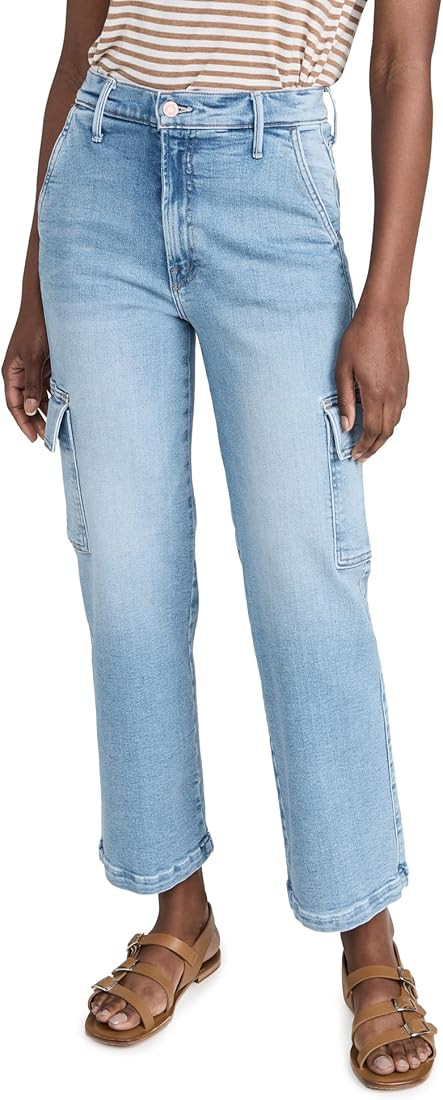 Mother Women's The Straight Up Rambler Cargo Jeans | Amazon (US)