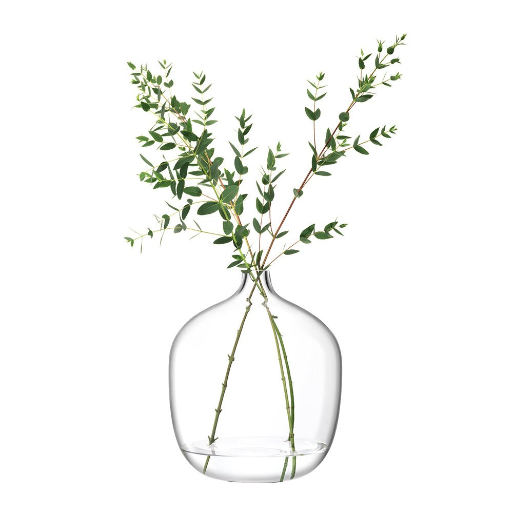 Vessel Vase - Clear - 35cm | Amara (UK)