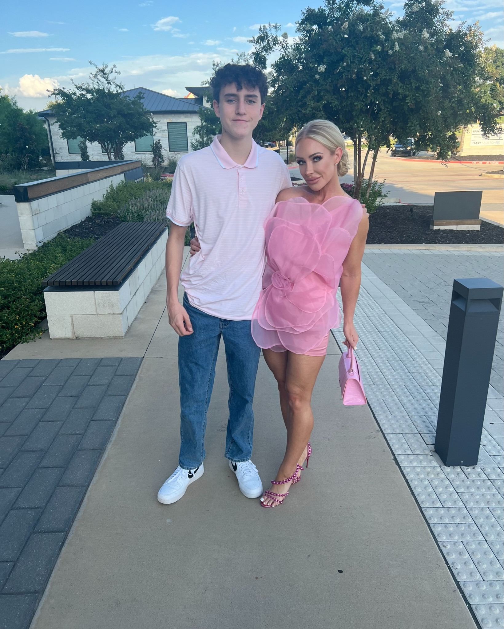 Dress is BellaBarnett 