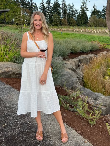 The perfect dress for wine tasting! This tiered white dress is such an amazing closet staple. I’m linking my Jenni Kayne dress and a Amazon version. #amazonfind #jennikayne #whitedress

#LTKwedding #LTKstyletip #LTKFind