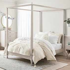 Bellevue Canopy Bed | Pottery Barn Teen