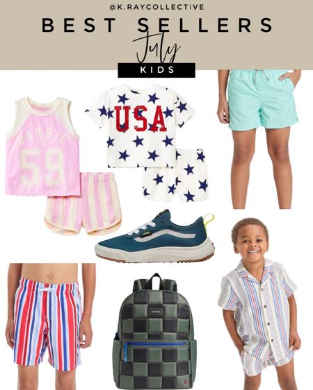 Here’s our best selling items for kids in the month of July. This super cute matching Barbie set. Girls, this USA stars matching set for just $15, the perfect backpack for back to school and lots of red white and blue outfits.

Boys outfits | kids bestsellers | back to school



#LTKkids #LTKunder50 #LTKBacktoSchool