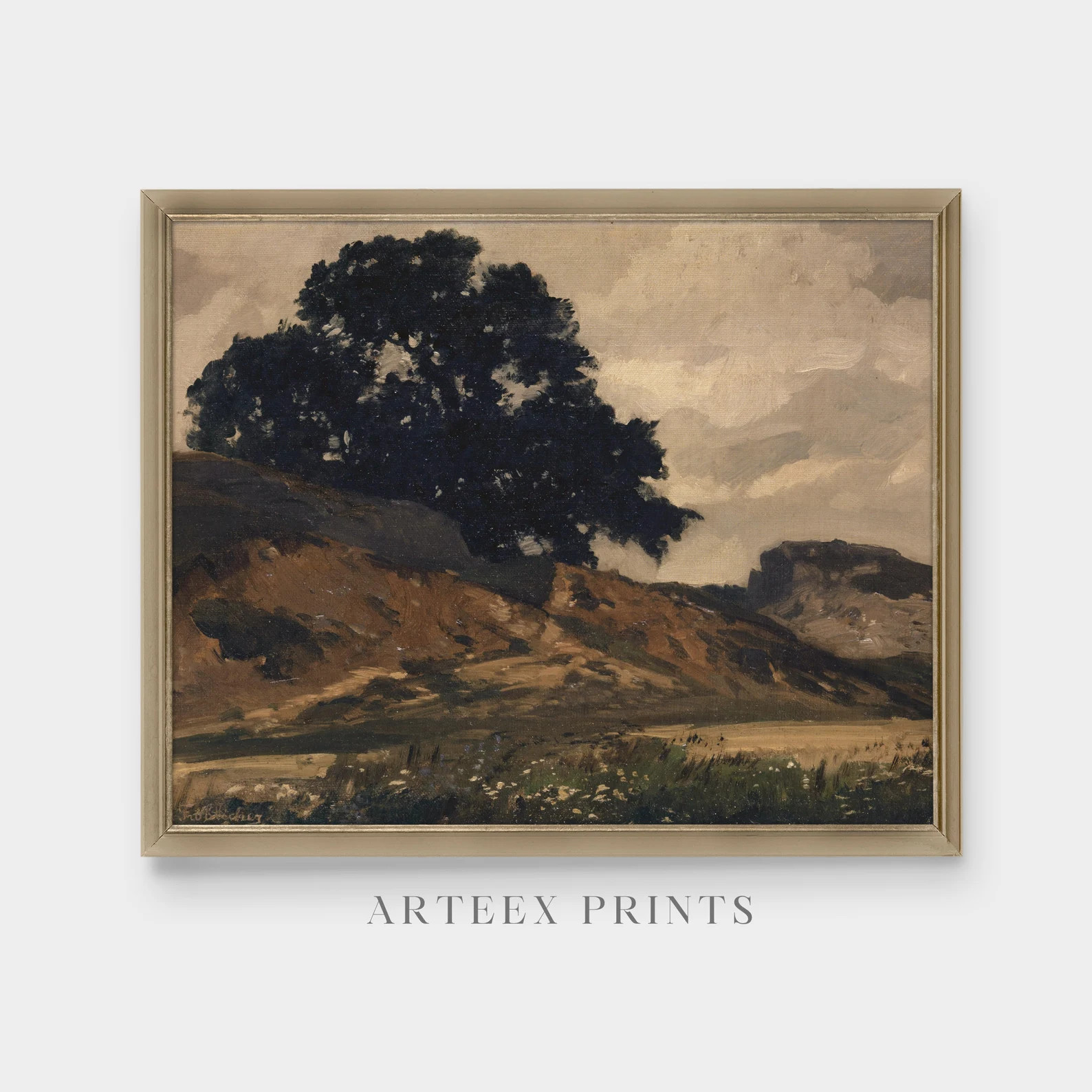 Rustic Vintage Forest Oil Painting | Moody Landscape Print | Antique Wall Art | Nature Print | Di... | Etsy (US)