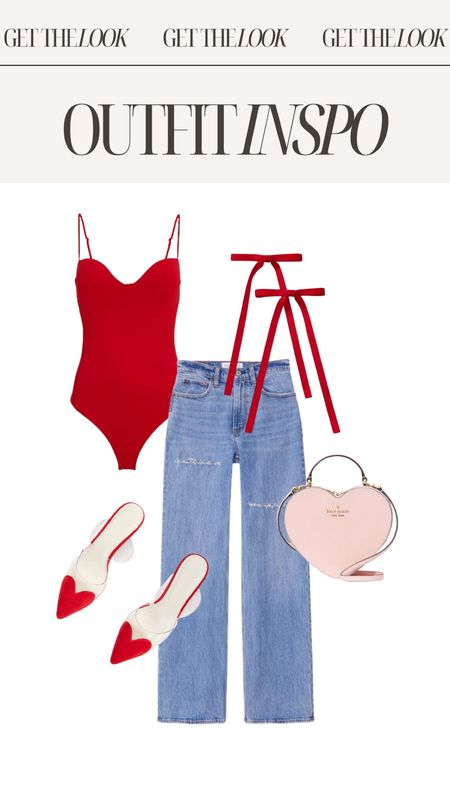 Easy valentines outfit idea, heart heels, heart handbag

#LTKstyletip #LTKfindsunder50 #LTKsalealert