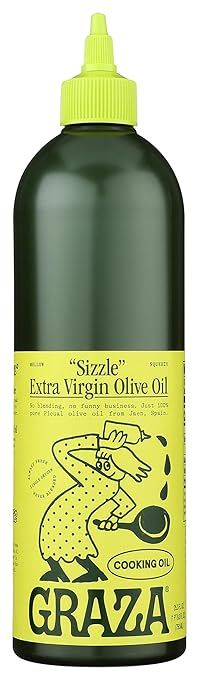 Graza "Sizzle" Extra Virgin Olive Oil. Peak Harvest Cooking Oil. Single Farm Spanish EVOO. 25.3 F... | Amazon (US)