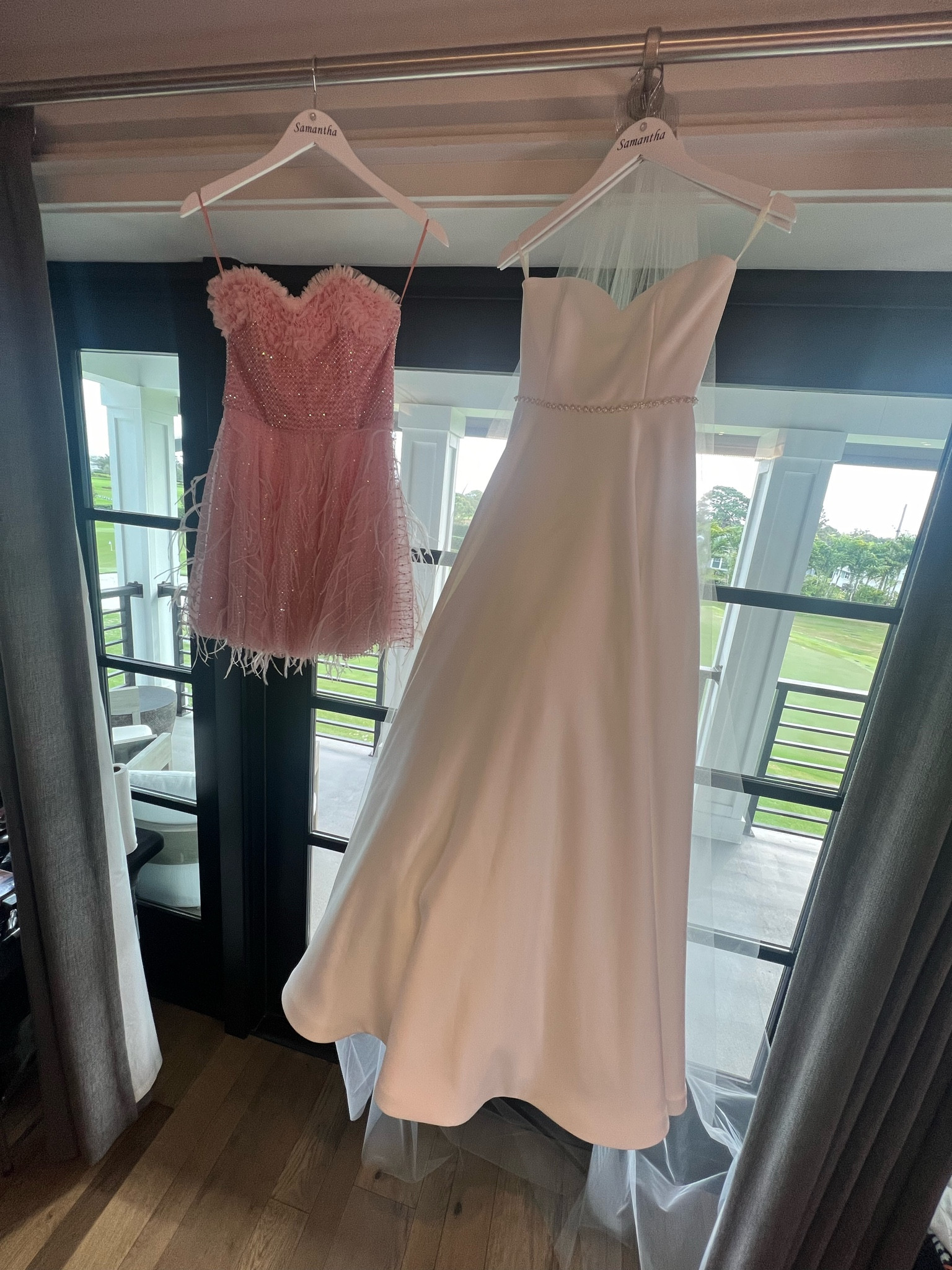 Wedding 2nd look dress

Pink event dress, party dress, feather dresss

#LTKparties #LTKsalealert #LTKSeasonal