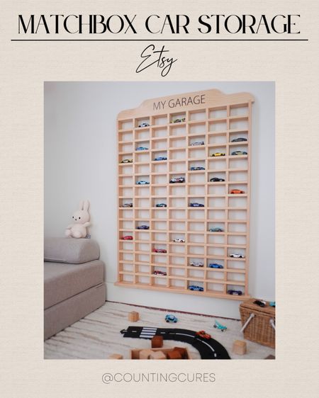 Get organized with this cool matchbox car storage! Keep your special cars safe and add some style to any room!
#roomrevamp #storagesolution #etsyfinds #organizationidea

#LTKstyletip #LTKhome