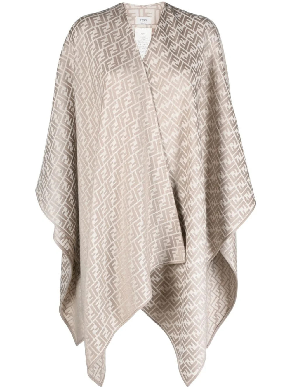 Ff Wool And Silk Poncho | Wanan Luxury (ES)