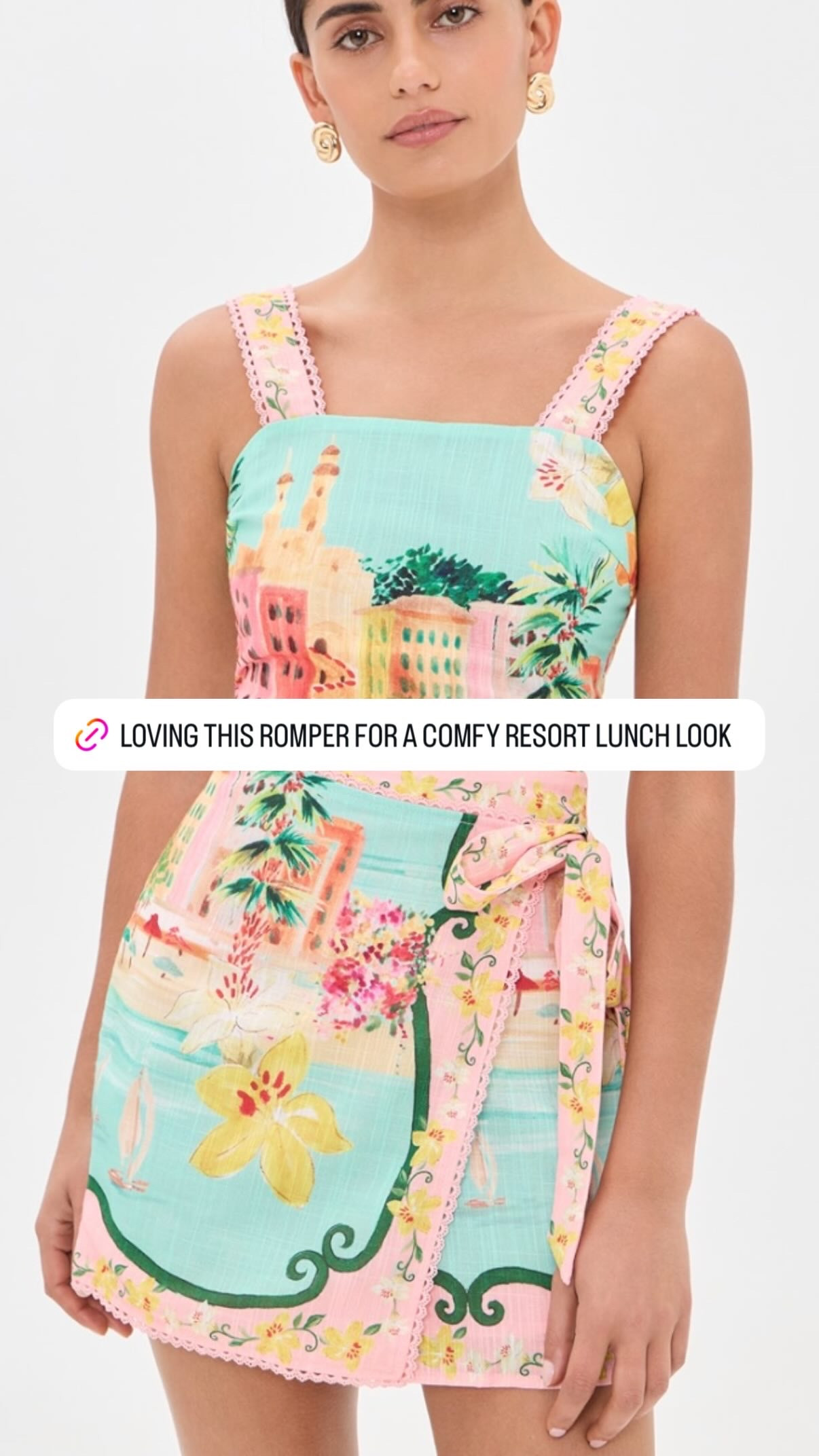 This romper is so cute for a comfy, chic resort lunch look. Sharing a roundup of resort favorites to elevate your look. From swimsuits, sandals, dresses, tops, and more.  

 #LTKSeasonal #LTKSwim #LTKTravel