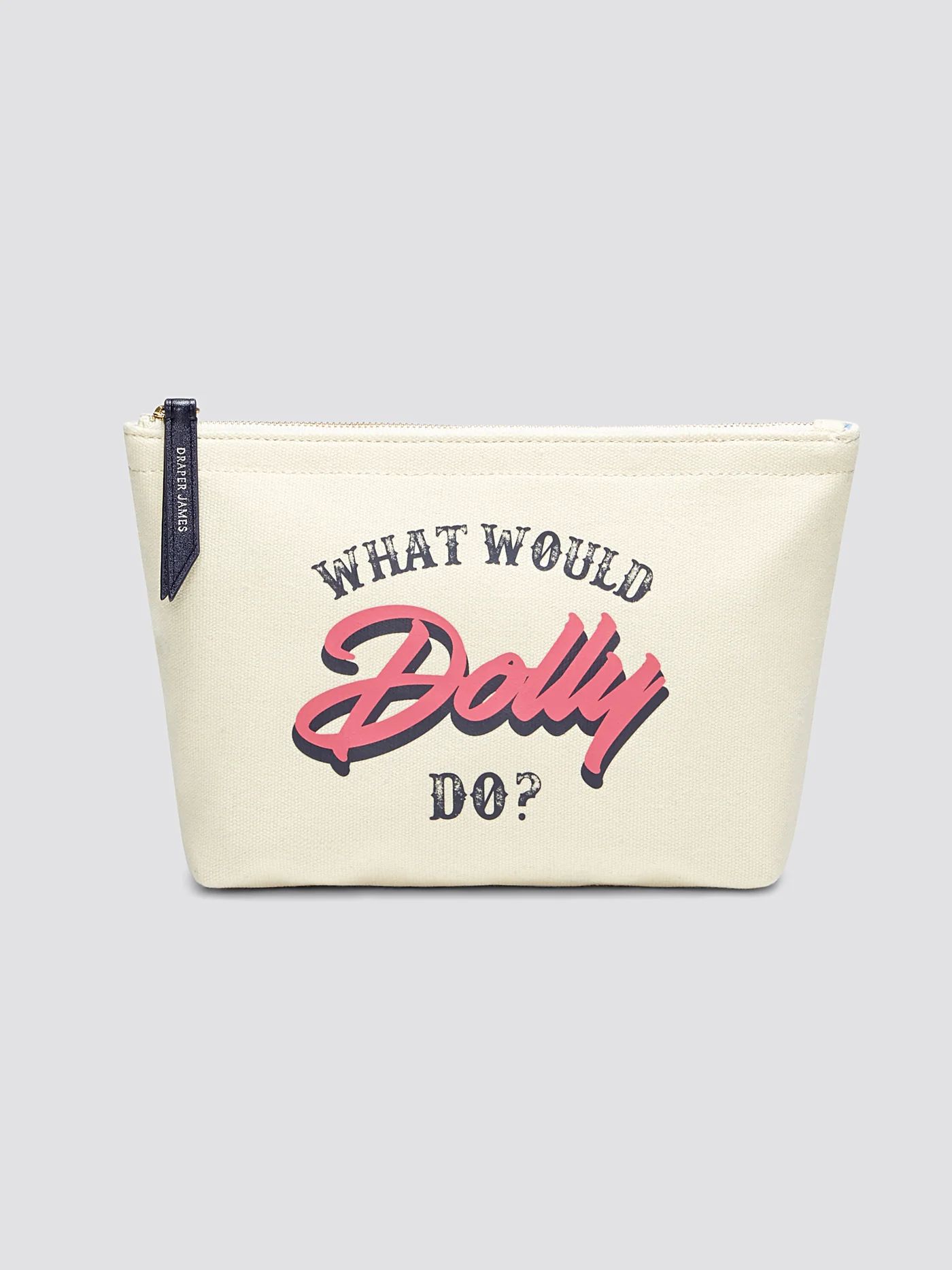 What Would Dolly Do Canvas Pouch | Draper James (US)