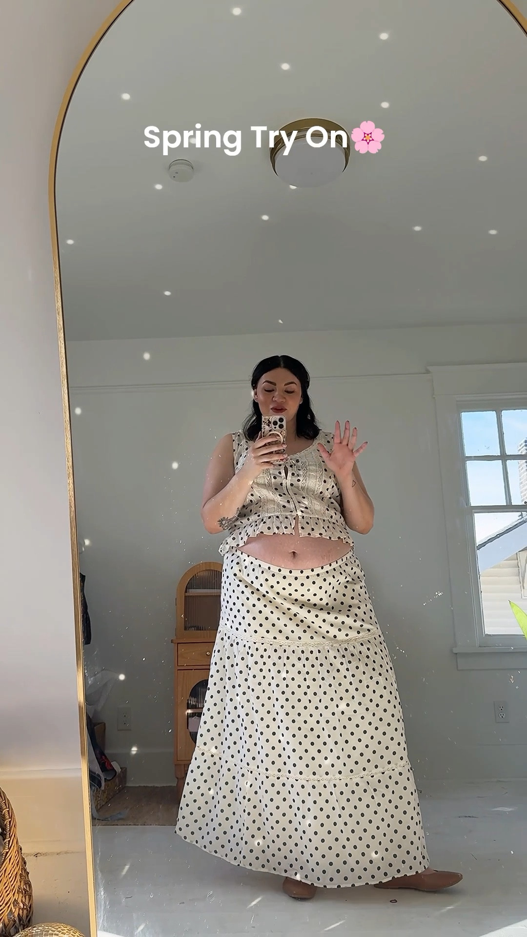 Loving the playful color and pattern peeking its way back for spring!

All Abercrombie pieces are XL
H&M set, 2X bottom XL top
H&M short XL
Evereve button down XL
Uniqlo Skirt XL



#LTKMidsize #LTKootd #LTKBump