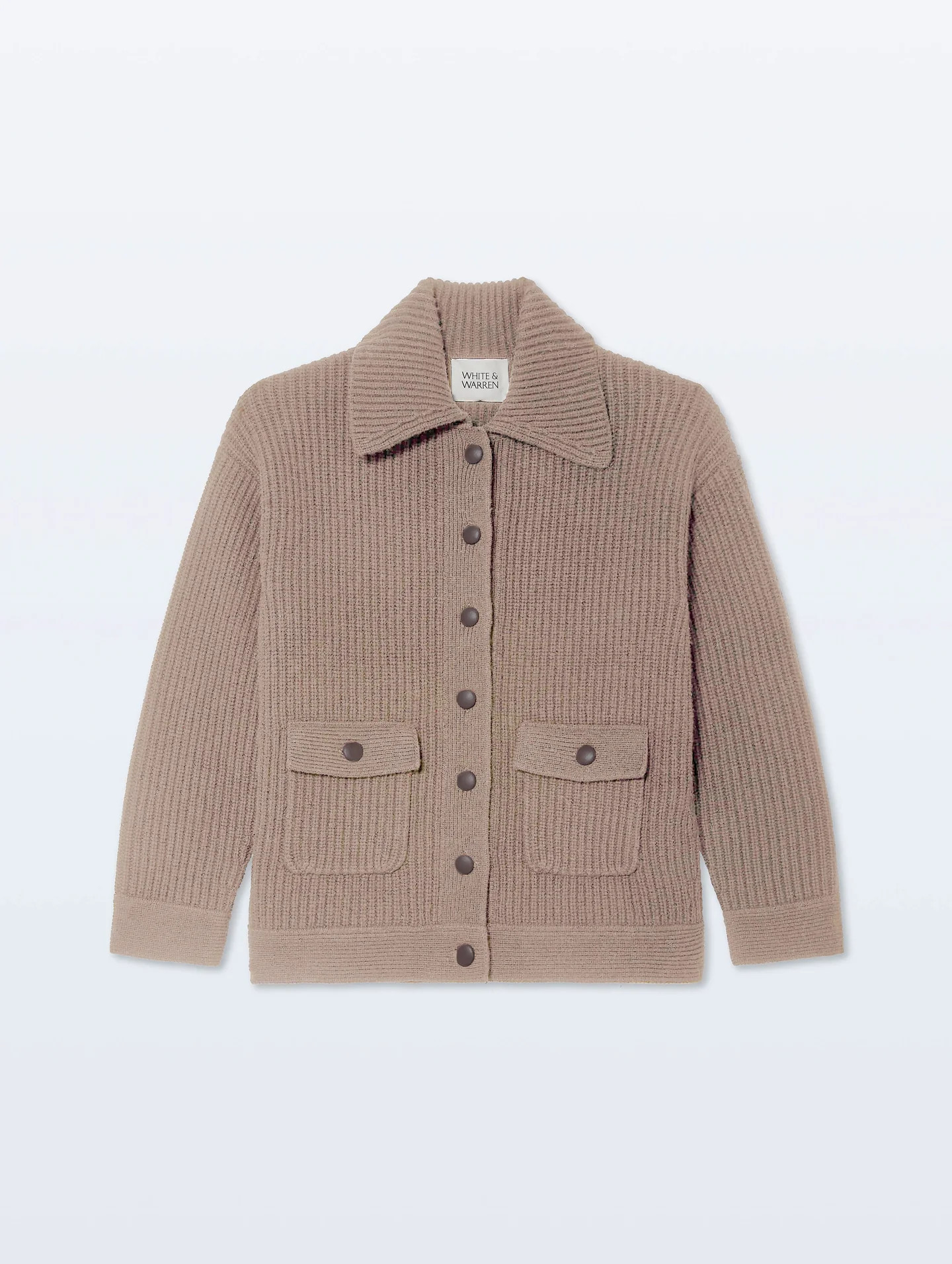 Merino Fisherman Jacket | Macadamia | White and Warren