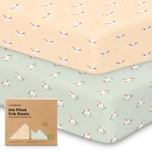 KeaBabies Isla Fitted Crib Sheets in Lune Mystic at Nordstrom | Nordstrom