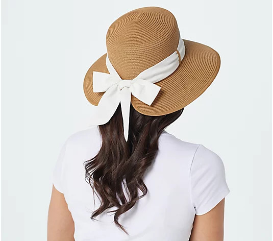 Riviera New York Splitback Scarf Hat by Foster Grant | QVC