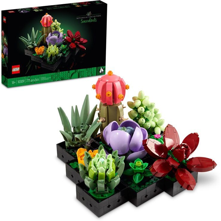 LEGO Succulents 10309 Plant Decor Building Kit | Target