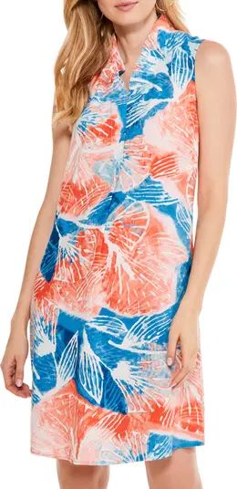 NIC+ZOE Watercolor Blooms Sleeveless Dress | Nordstrom | Nordstrom