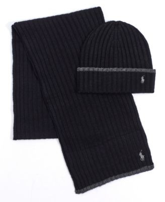 Polo Ralph Lauren Mens Beanie Scarf Gloves Gift Sets | Macy's