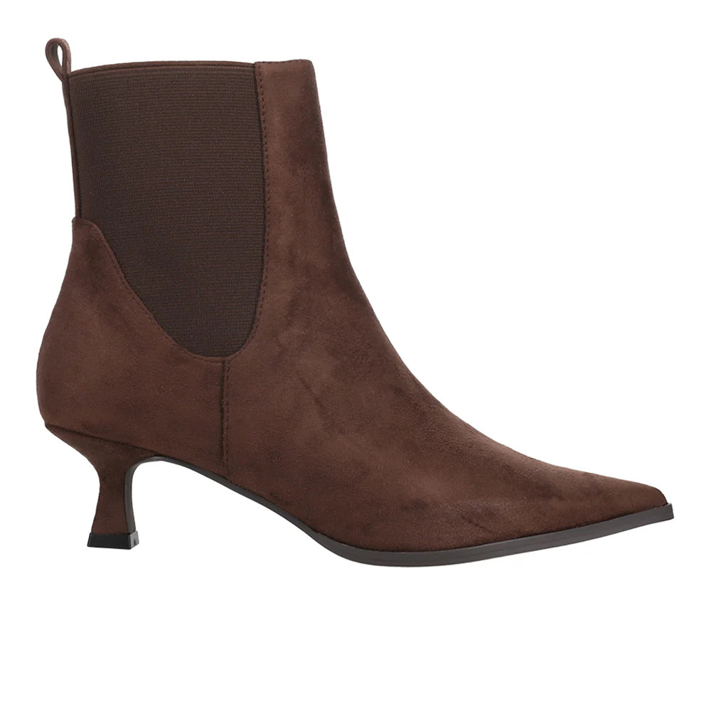Shop Brown Womens Chinese Laundry Novva Pointed Toe Pull On Booties | Shoebacca