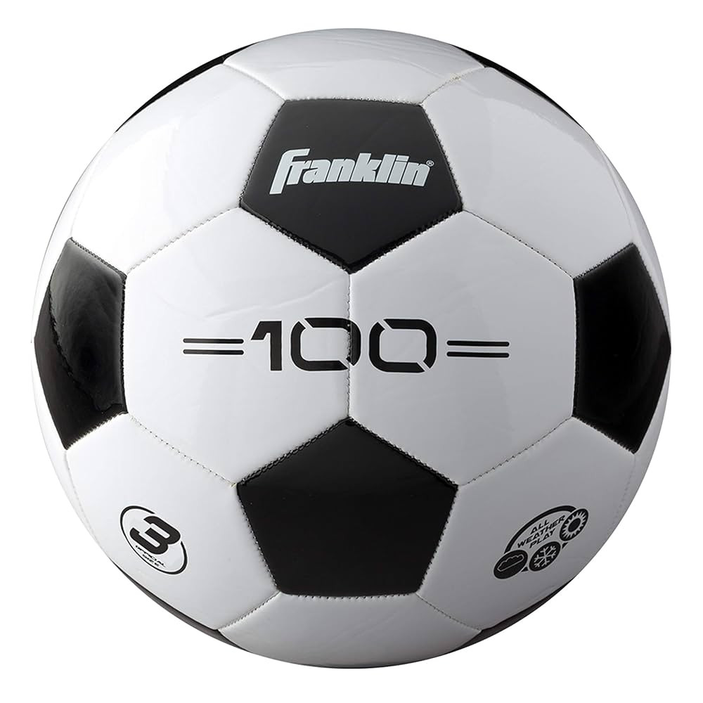 Franklin Sports Soccer Balls - Youth & Adult - Sizes 3, 4 & 5 - Single & Bulk Packs - Black & Whi... | Amazon (US)