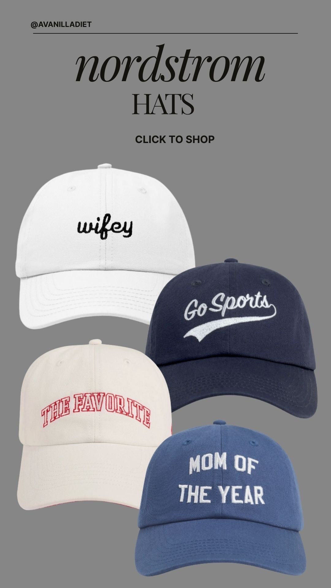 🧢 Nordstrom ball caps 🧢

The perfect addition to any casual look ✨

#nordstromfinds #ballcaps #hatstyle #everydayaccessories #casualstyle #ltkfashion #nordstromstyle #offdutylook


#LTKSeasonal