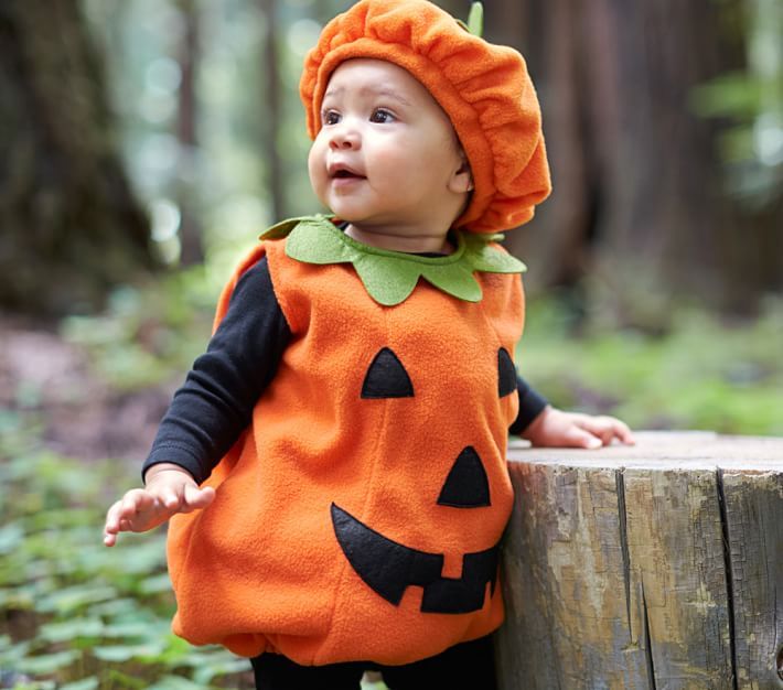 Baby Pumpkin Halloween Costume | Pottery Barn (US)