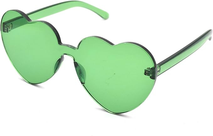 Love Heart Shaped Sunglasses for Women Party Sunglasses | Amazon (US)