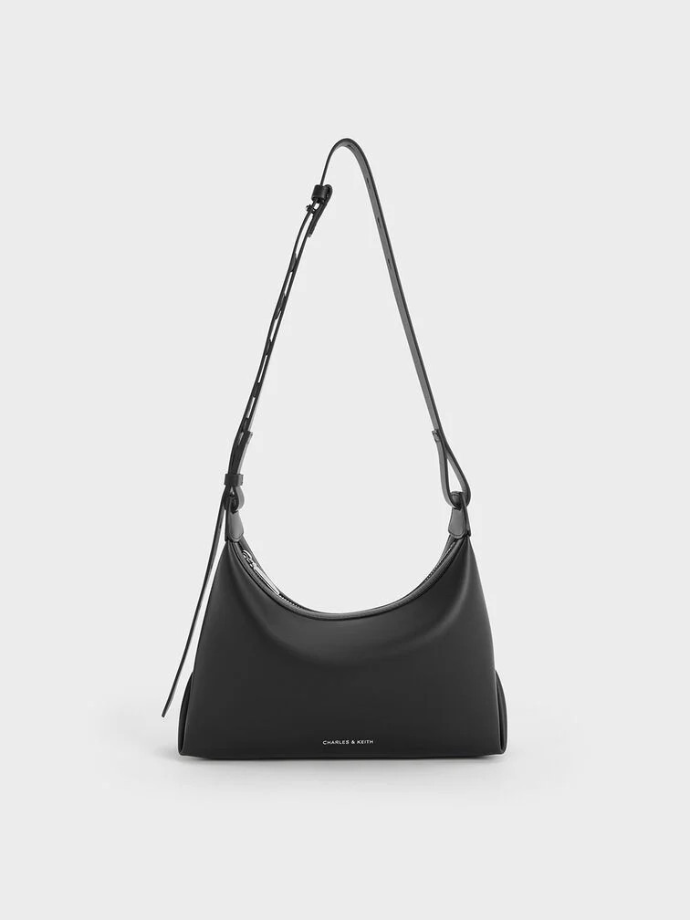 Tan Aurelie Trapeze Hobo Bag | CHARLES & KEITH | Charles & Keith EU