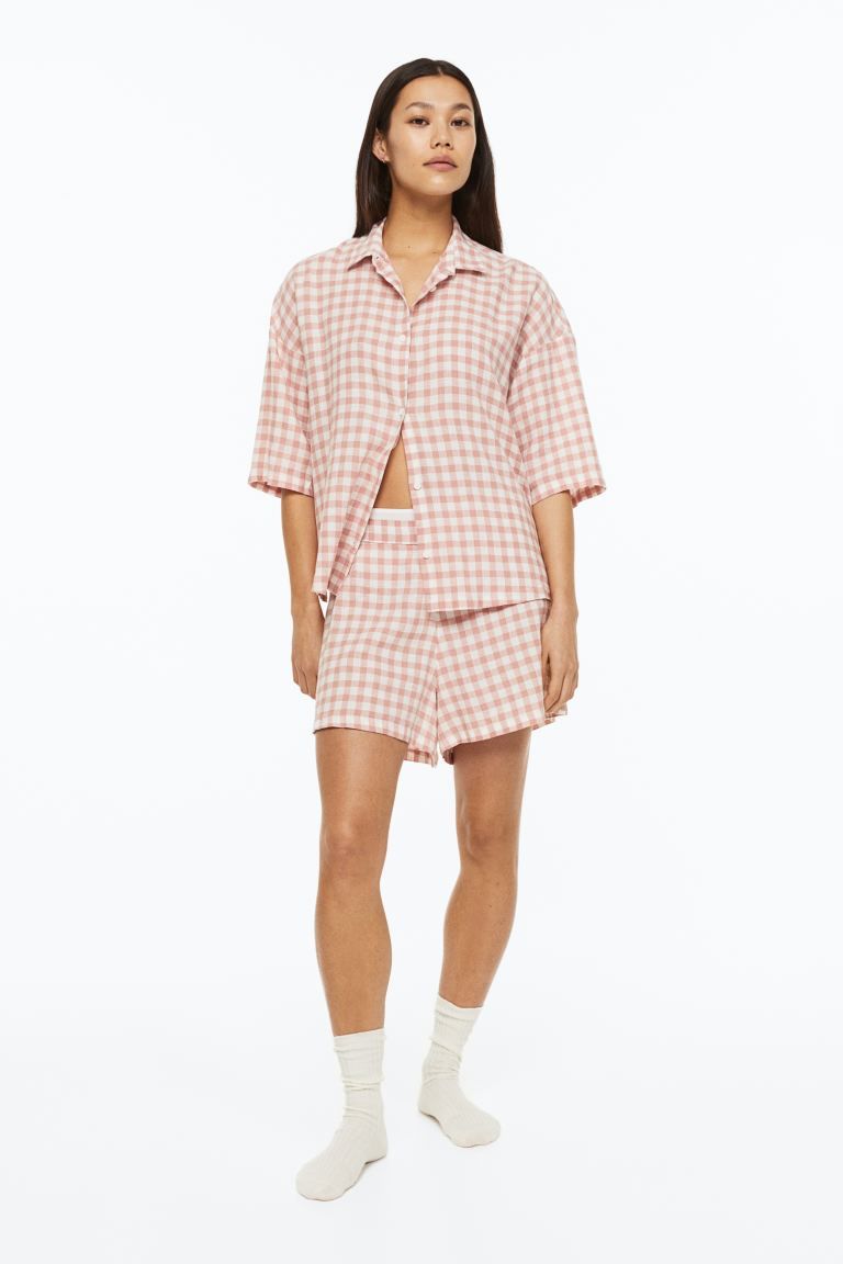 Pajama Shirt and Shorts | H&M (US + CA)
