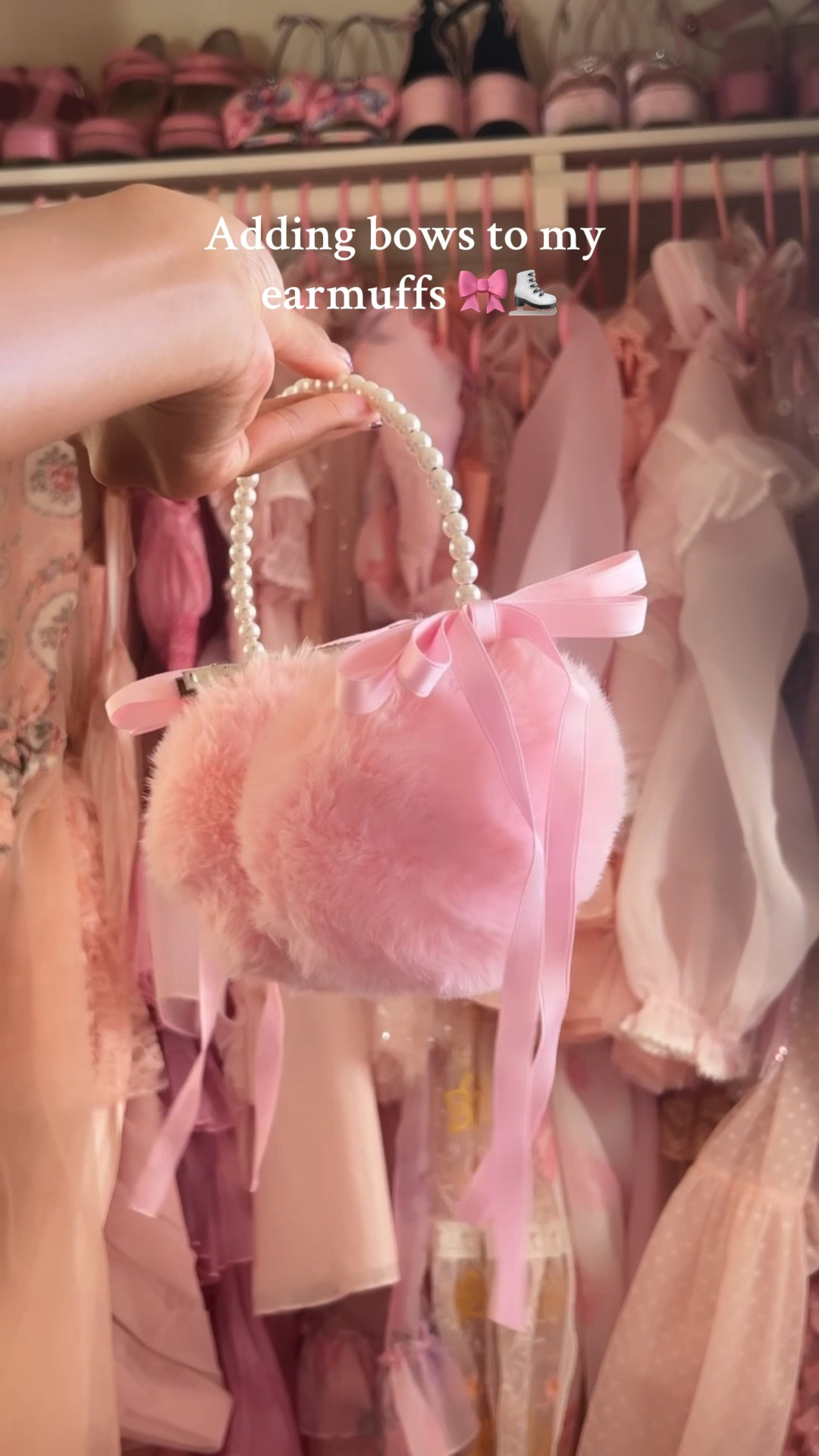 Adding bows to literally everything! Obsessed with these pink fuzzy pearl earmuffs & long bow clips 🎀

#LTKHoliday #LTKSeasonal