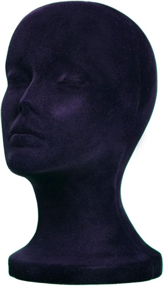 BLACK STYROFOAM FOAM MANNEQUIN head MANIKIN wig display hat glasses | Amazon (US)