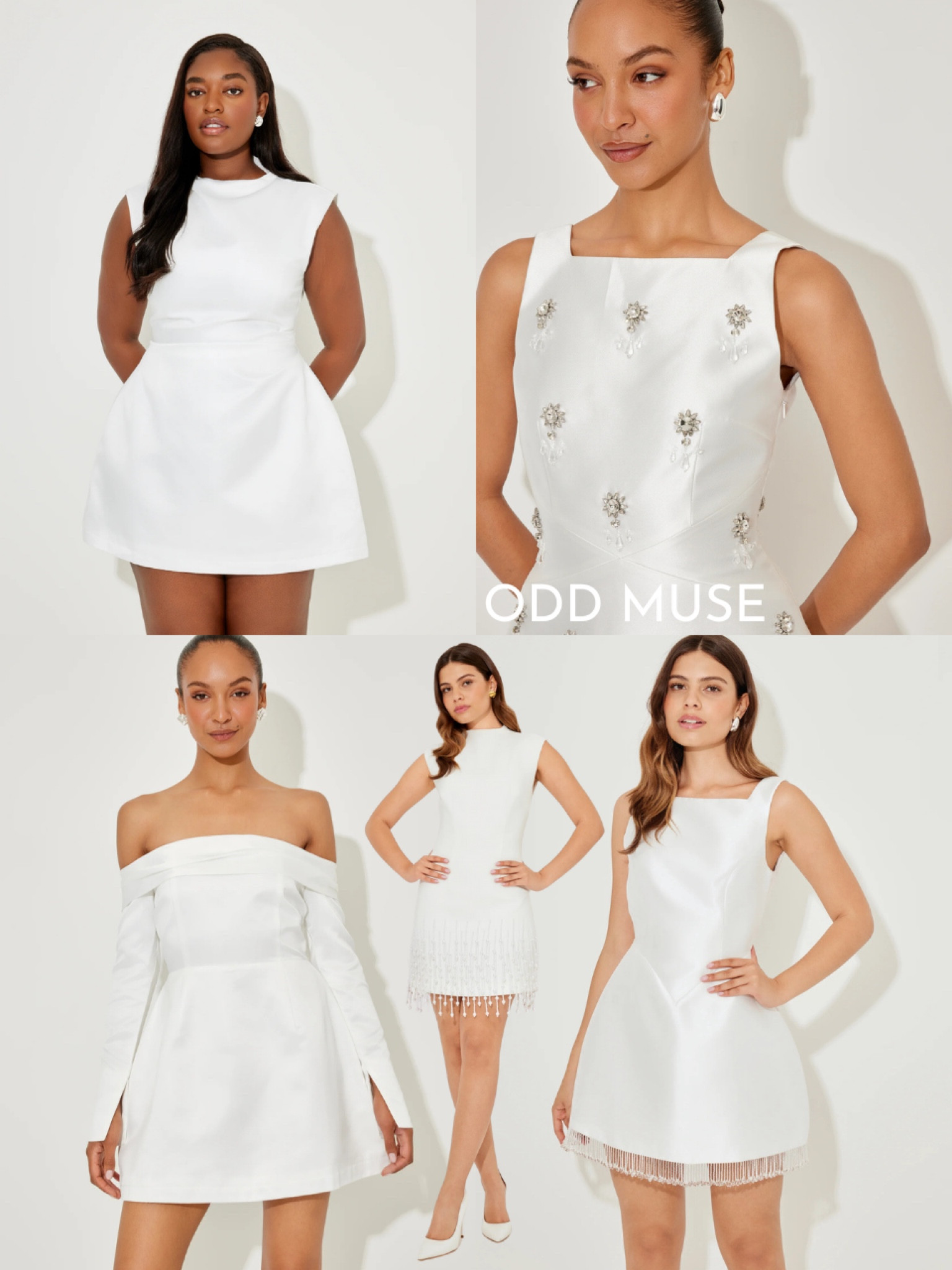 Odd muse little white dresses for the bride! 