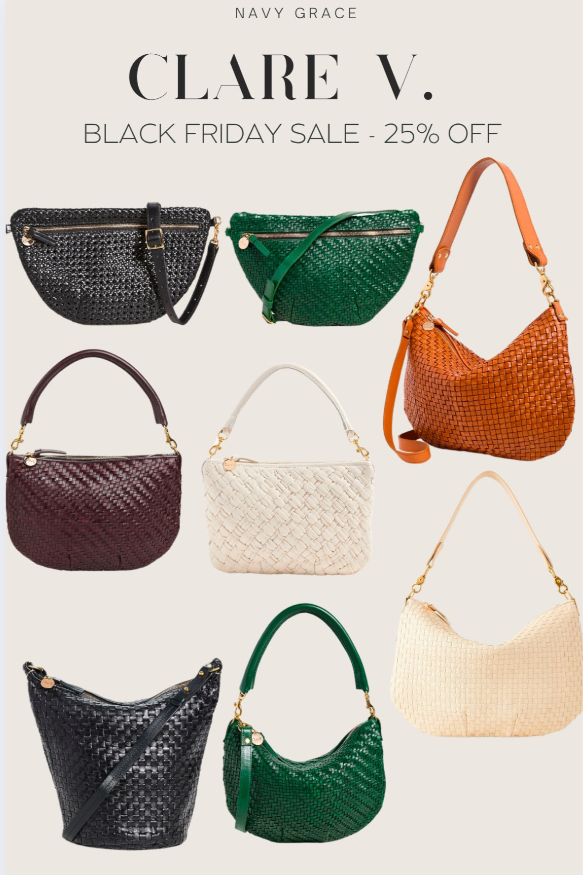 Clare V sale at Shopbop! Code HOLIDAY for 25% off 

#LTKHoliday #LTKGiftGuide #LTKCyberWeek