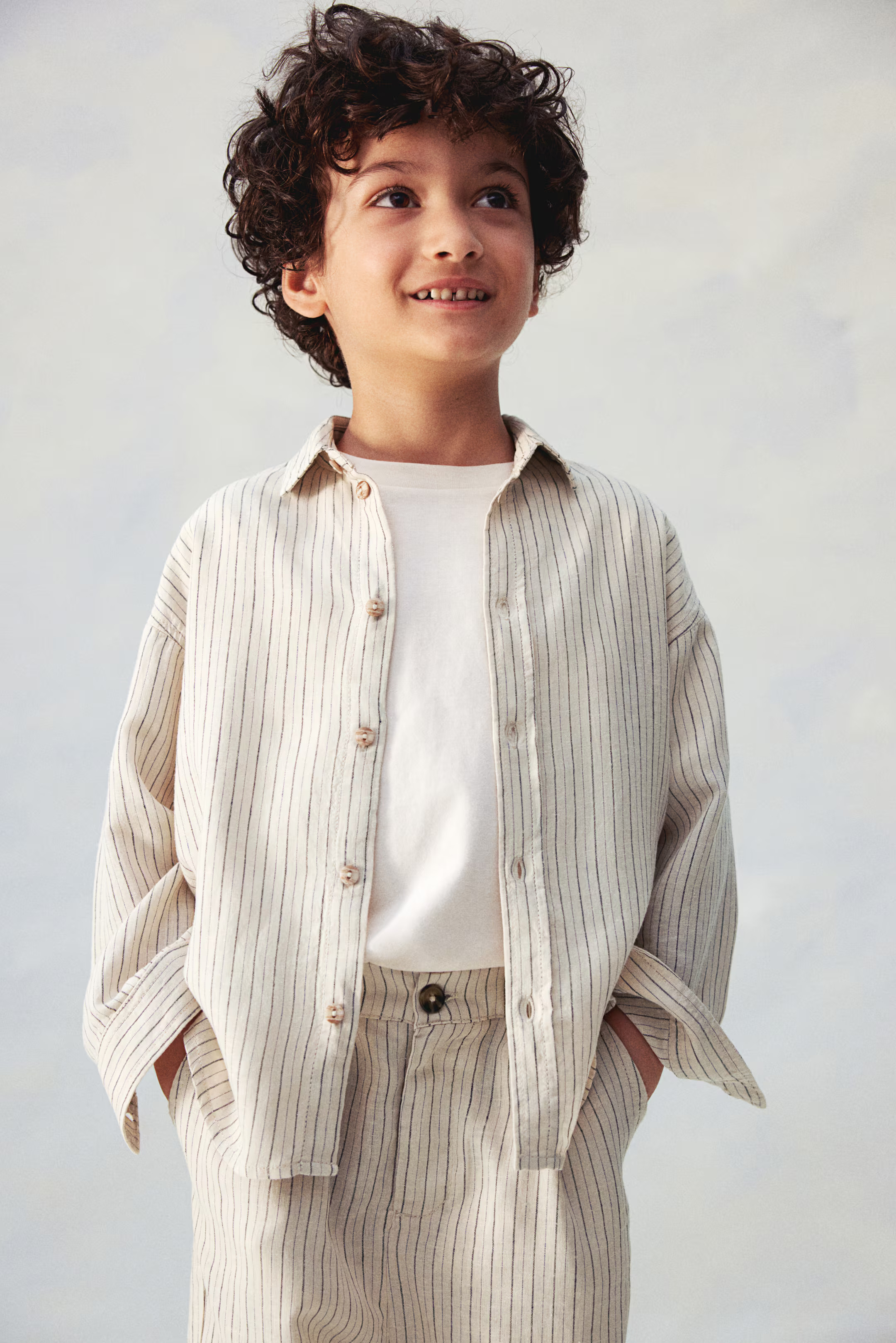 Linen-blend Shirt | H&M (US + CA)