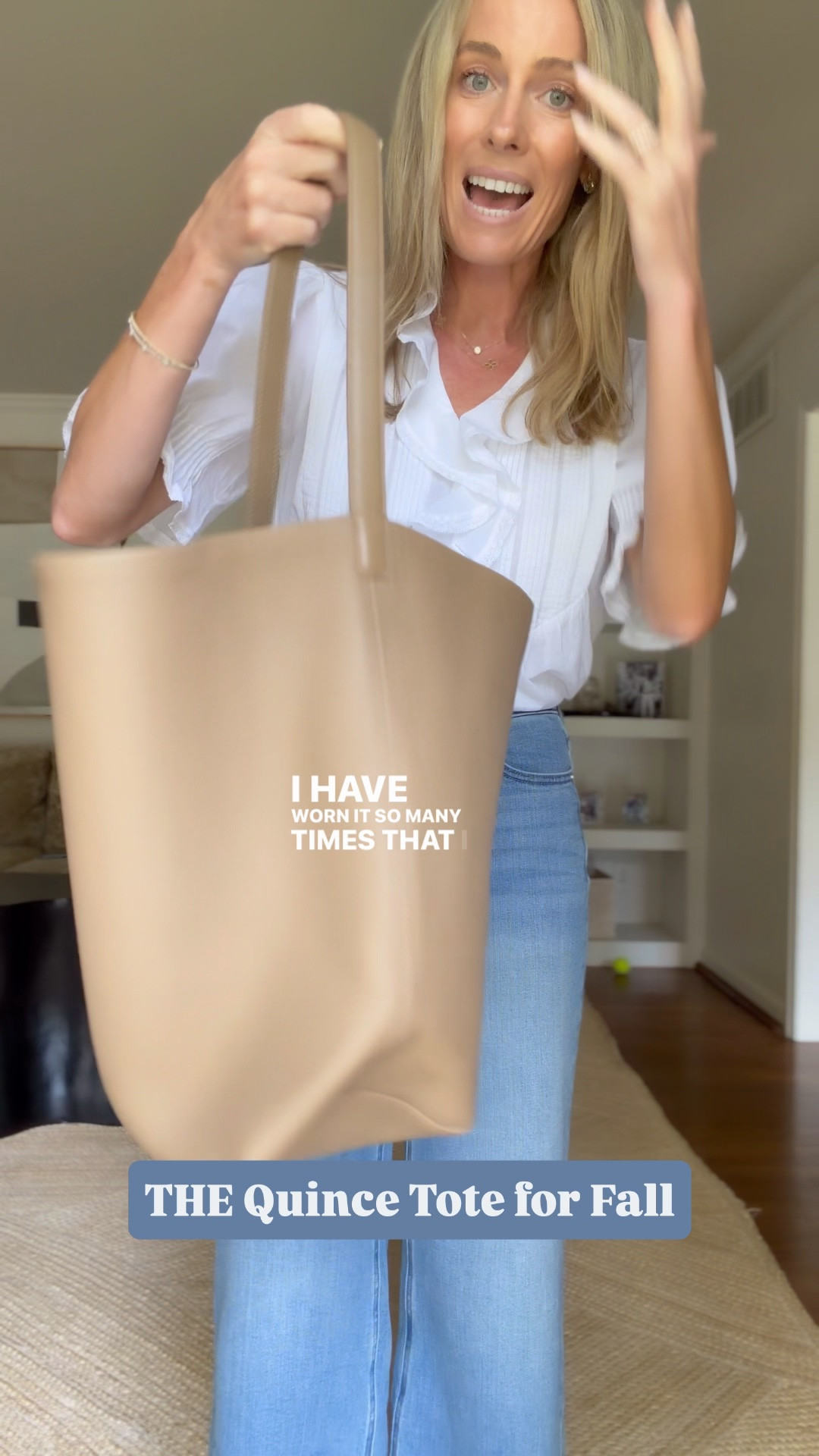 The bag that is so good I tell everyone about it! Own in 2 colors! Size large. 

@Quince #quincepartner