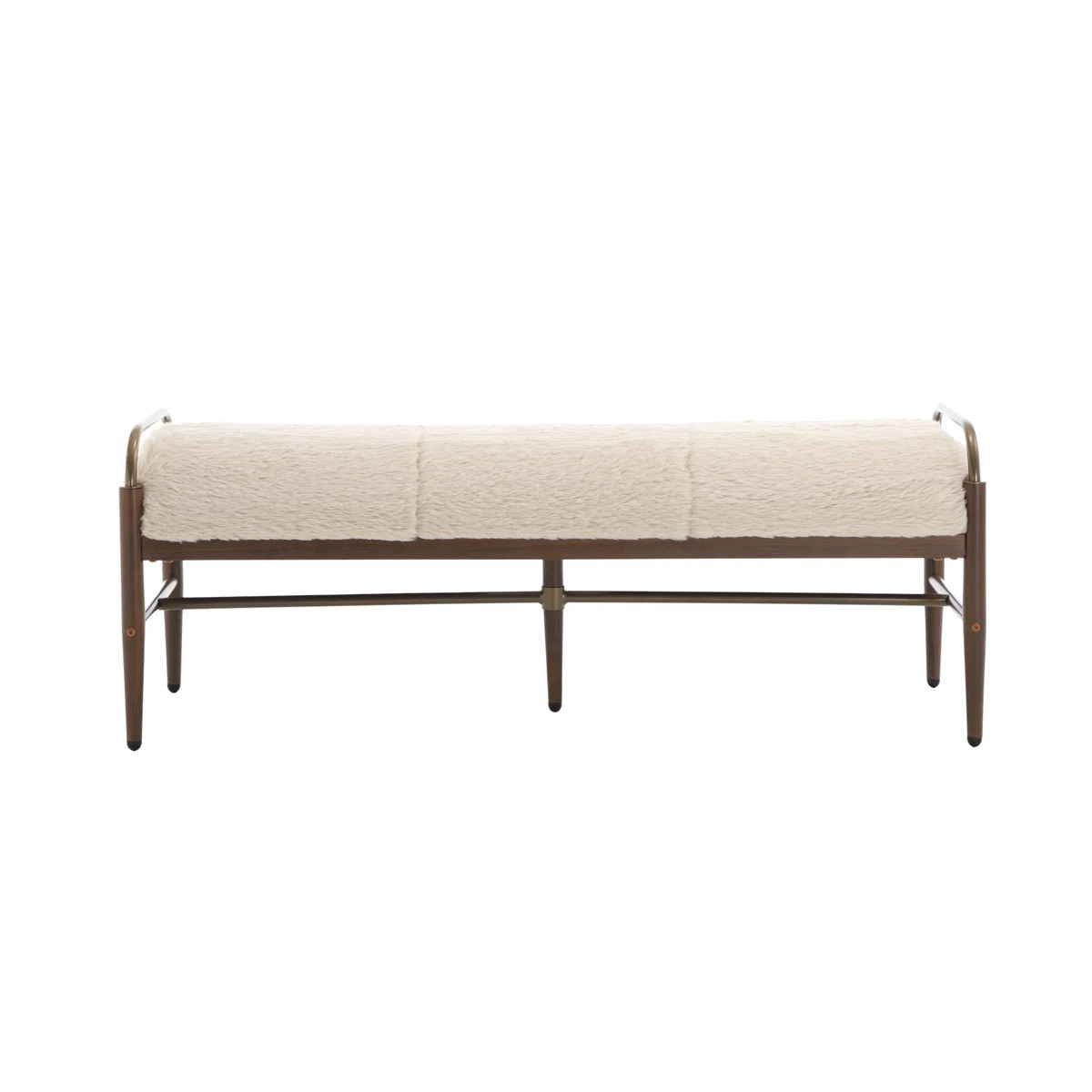 Modern Bench With Metal Frame | Wayfair North America