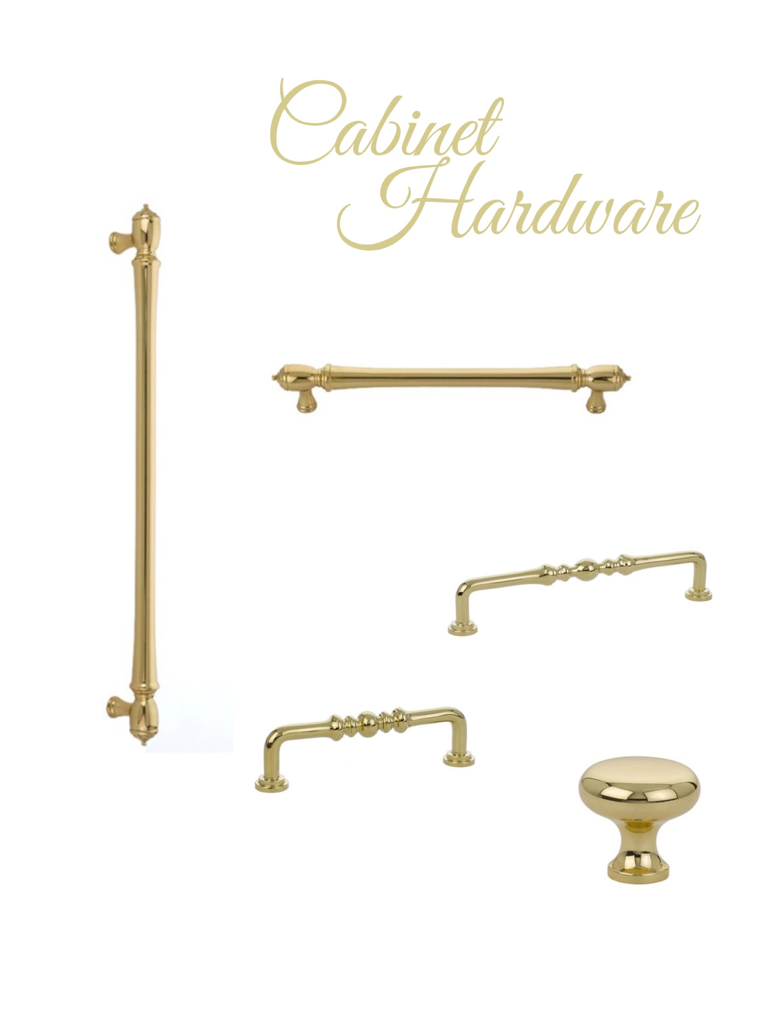 Cabinet hardware, brass pulls and knobs for my new home  
I selected unlacquered brass for my kitchen hardware 


#LTKhome