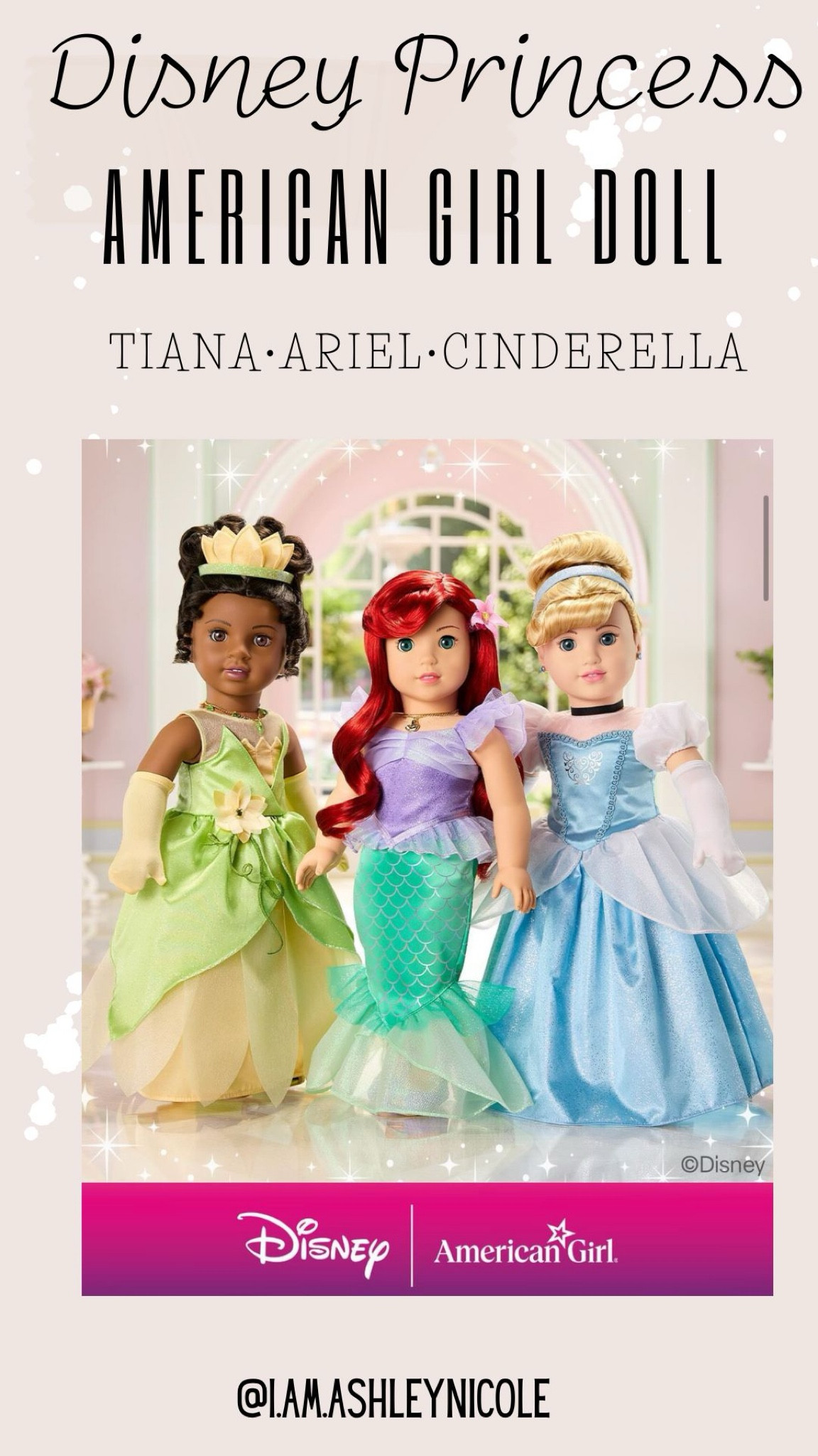open lace back dress Little Adventures 41375 Doll Dress Beauty Day Dress with Hair Bow main image 1