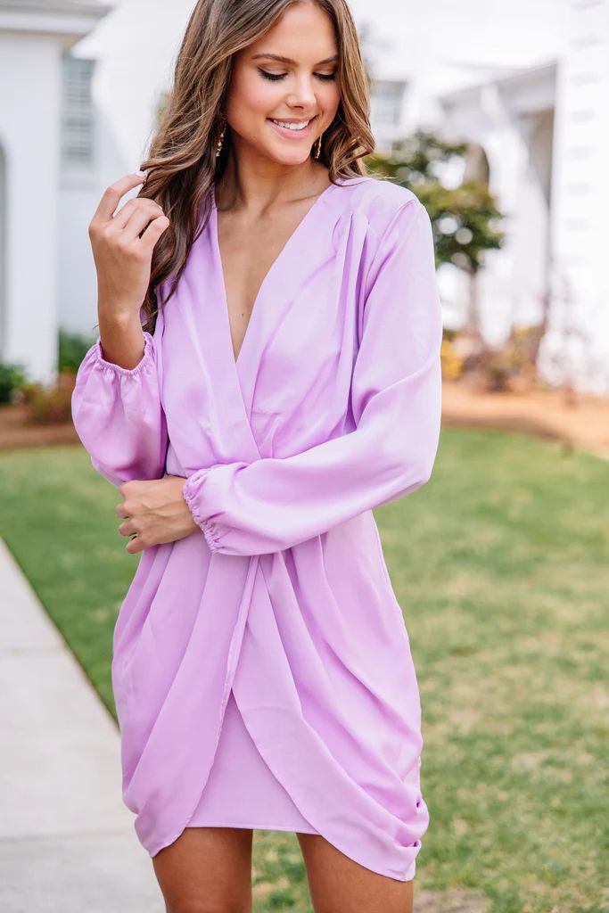 What You Want Pink Satin Dress | The Mint Julep Boutique