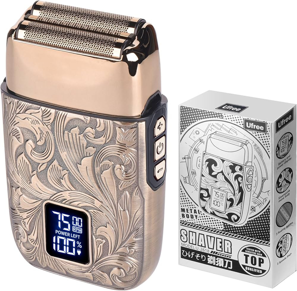 Ufree Close Shave Electric Foil Shavers for Men, 3-Speed Electric Razor, Bald Head Shavers, Face ... | Amazon (US)