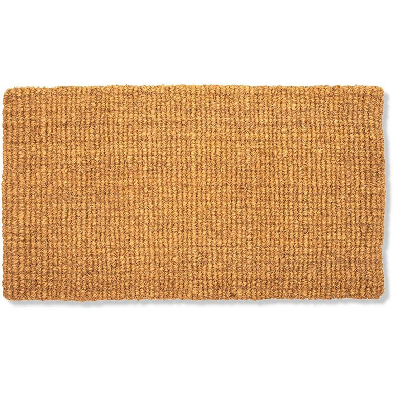 Coco Coir Stylish & Chic Plain Door Mat 17"x30", Welcome Front Doormat Rug for Home Indoor Outdoo... | Walmart (US)