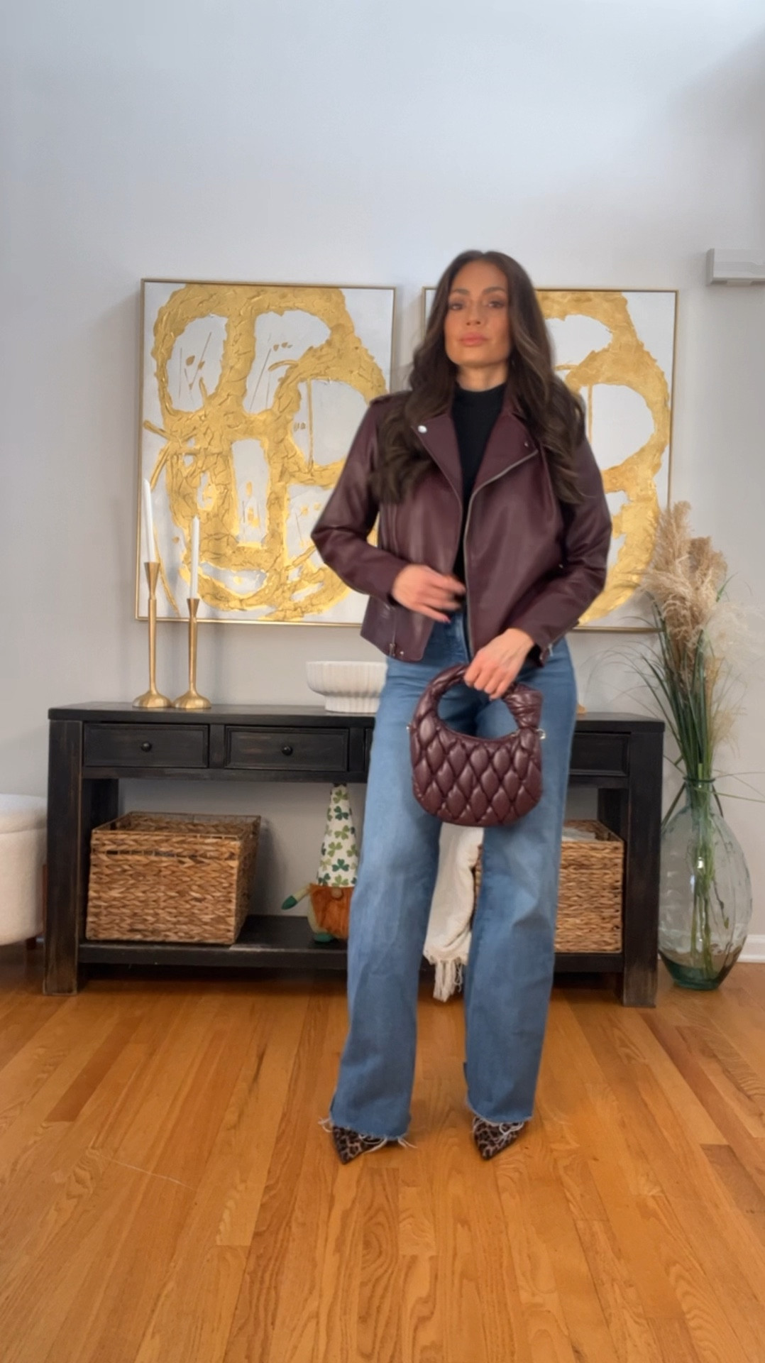 Faux leather jacket 

#LTKOver40 #LTKFindsUnder100 #LTKStyleTip