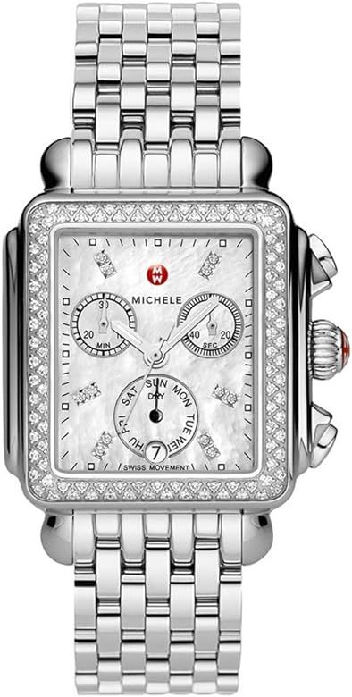 Michele Deco Diamond Michele Dial Women's Watch Ref. MWW06P000099 | Amazon (US)